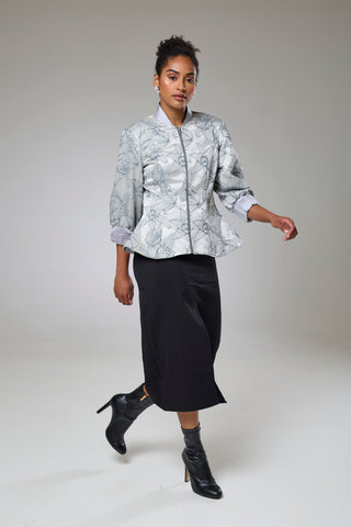 Twilight Flora Fitted Jacket Blouse