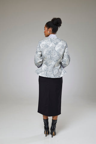 Twilight Flora Fitted Jacket Blouse