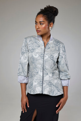 Twilight Flora Fitted Jacket Blouse