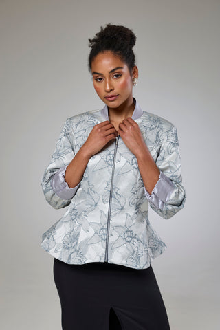Twilight Flora Fitted Jacket Blouse