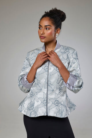 Twilight Flora Fitted Jacket Blouse