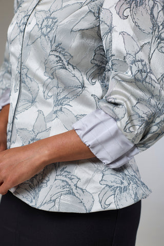 Twilight Flora Fitted Jacket Blouse