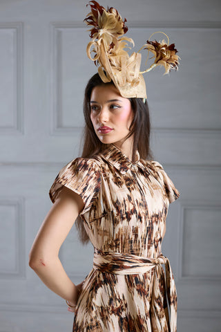 Desert Safari Short Sleeve Shirt Dress